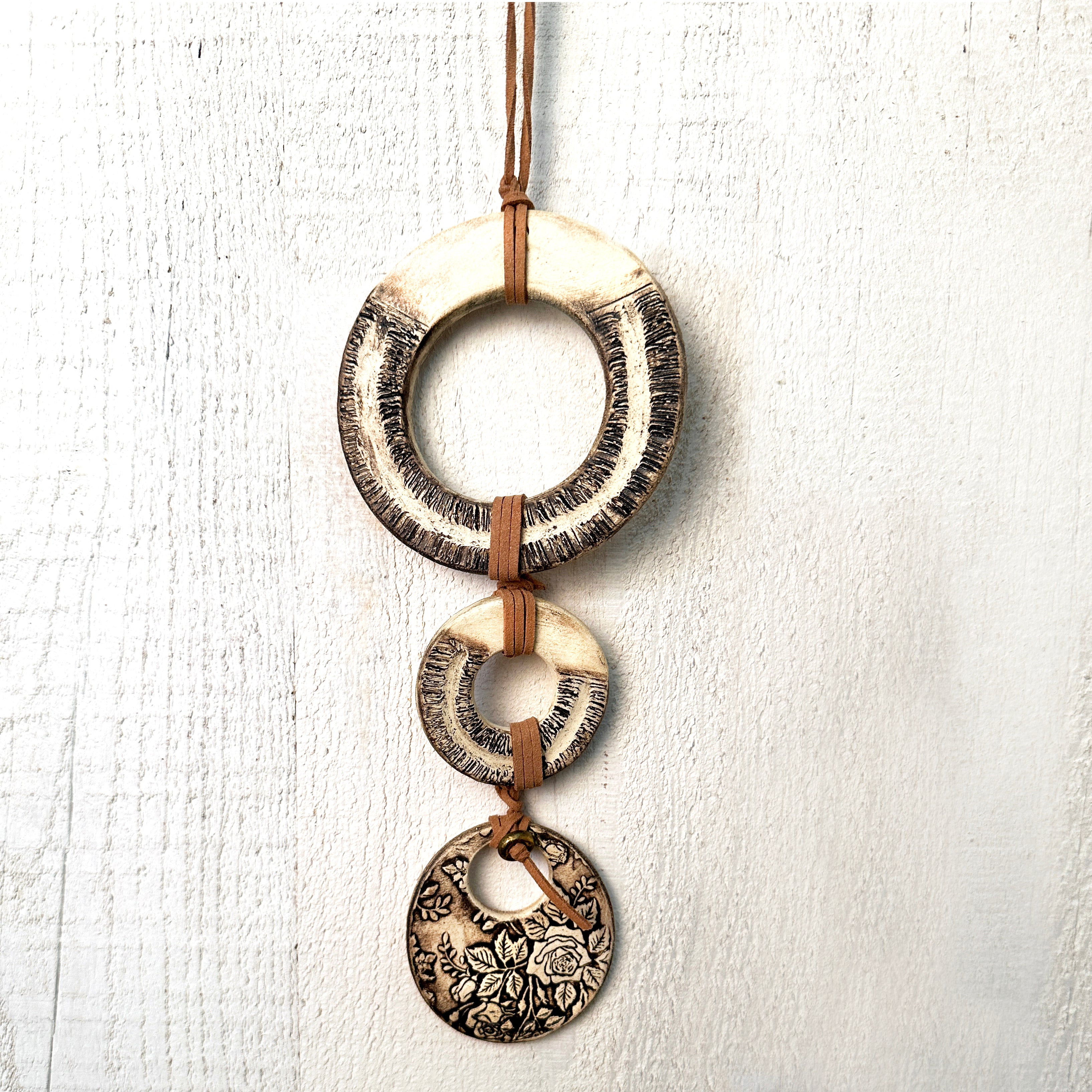 Earthen Enigma Wall Hanging (Handcrafted, 12" L)