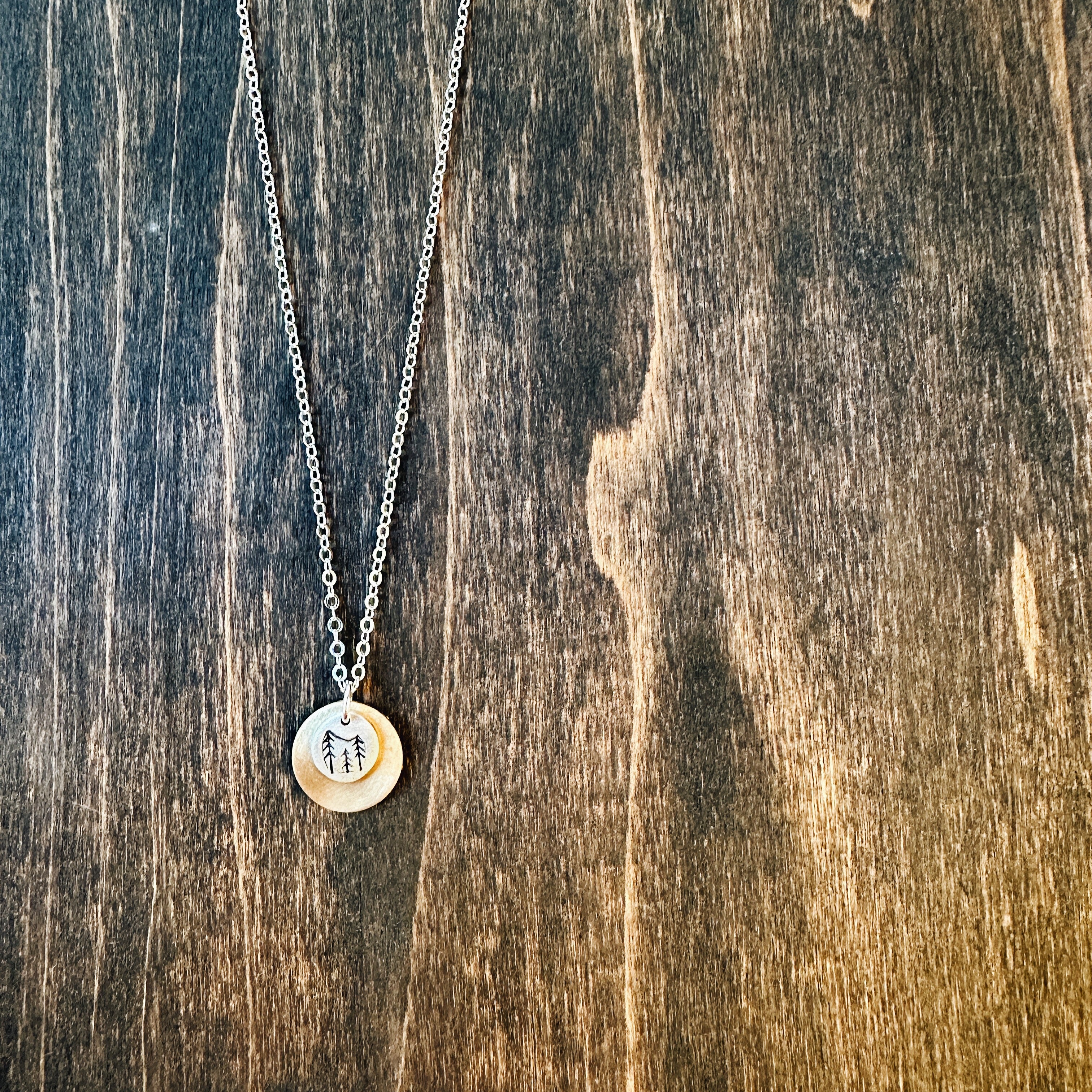 Mini Nature's Embrace Charm Necklace