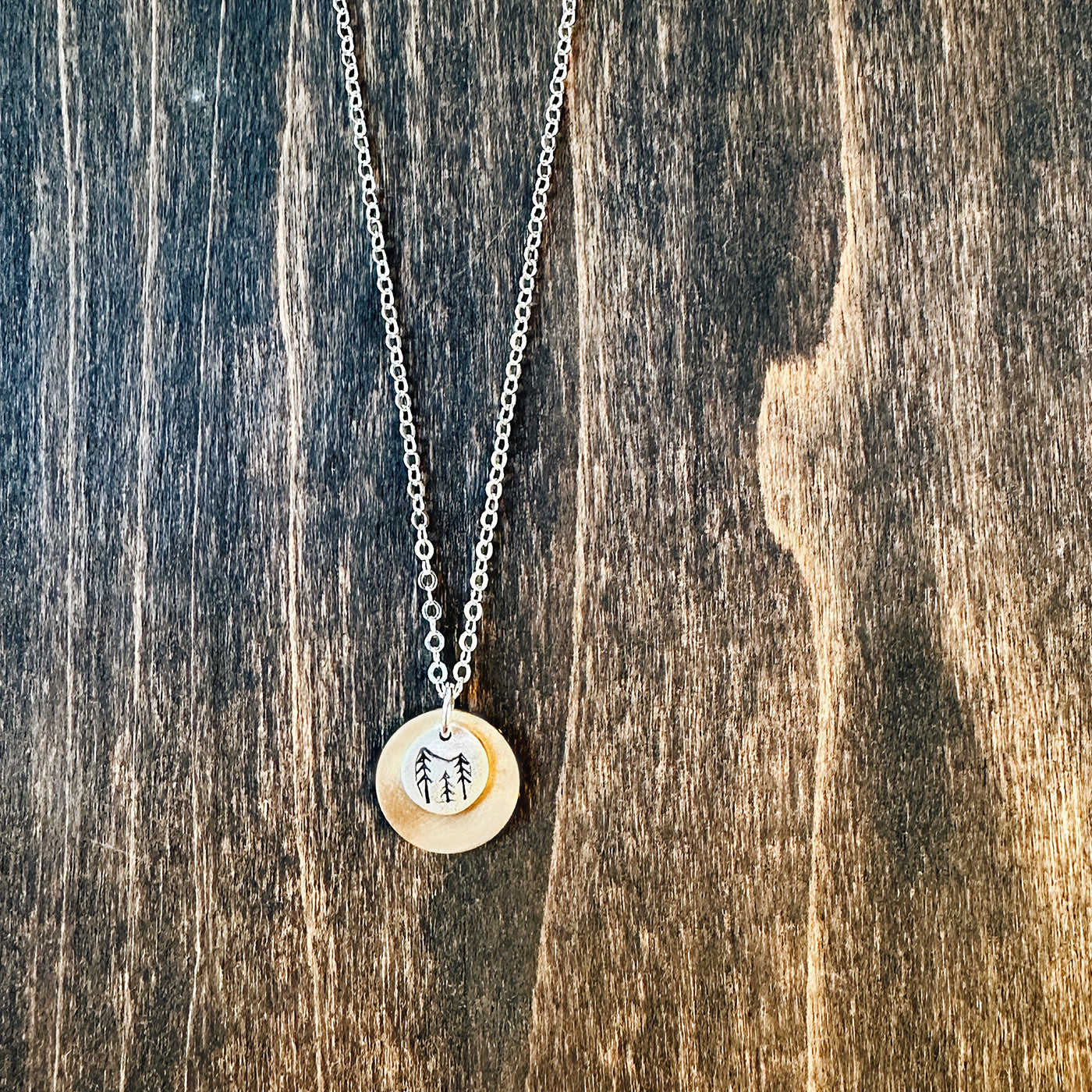 Mini Nature's Embrace Charm Necklace