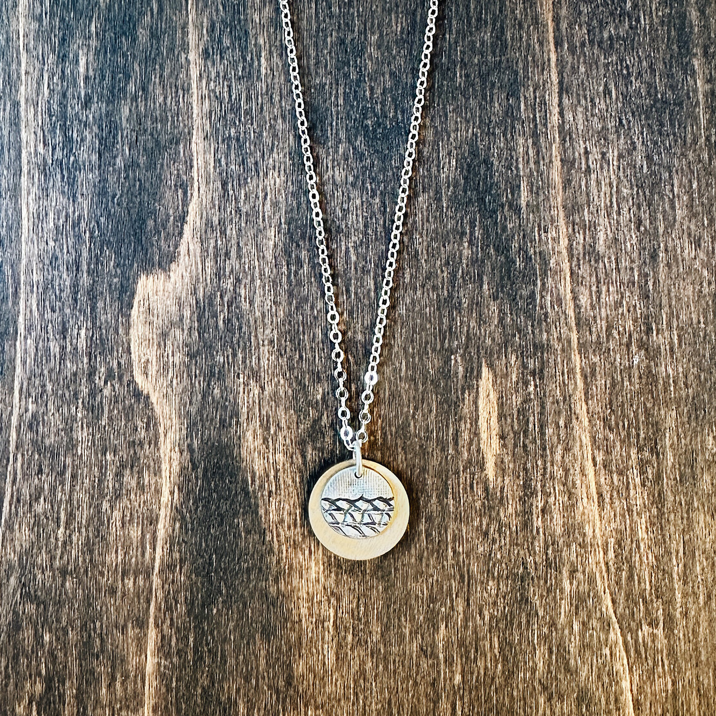 Mountain Lace Charm Necklace