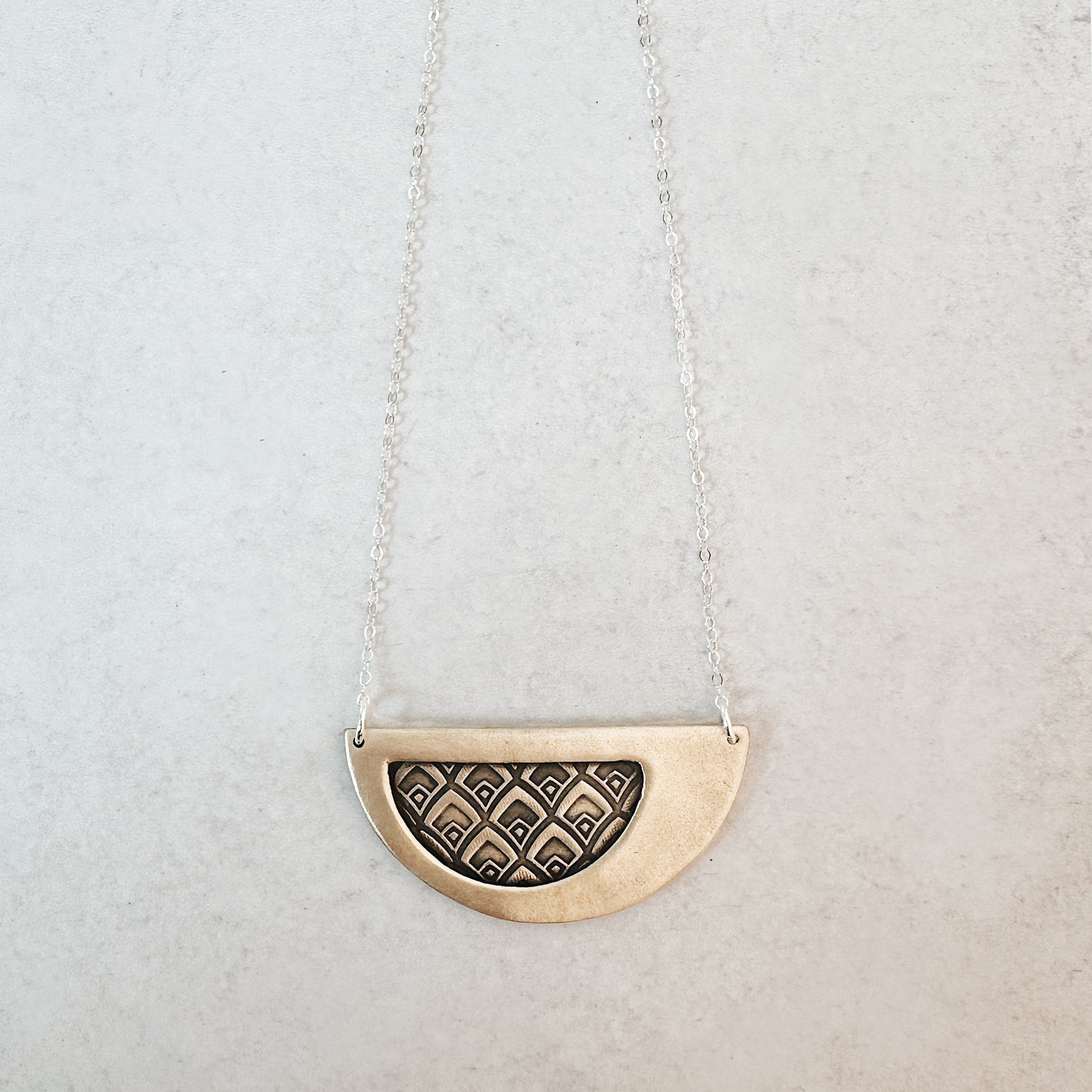 Half Moon Deco Necklace