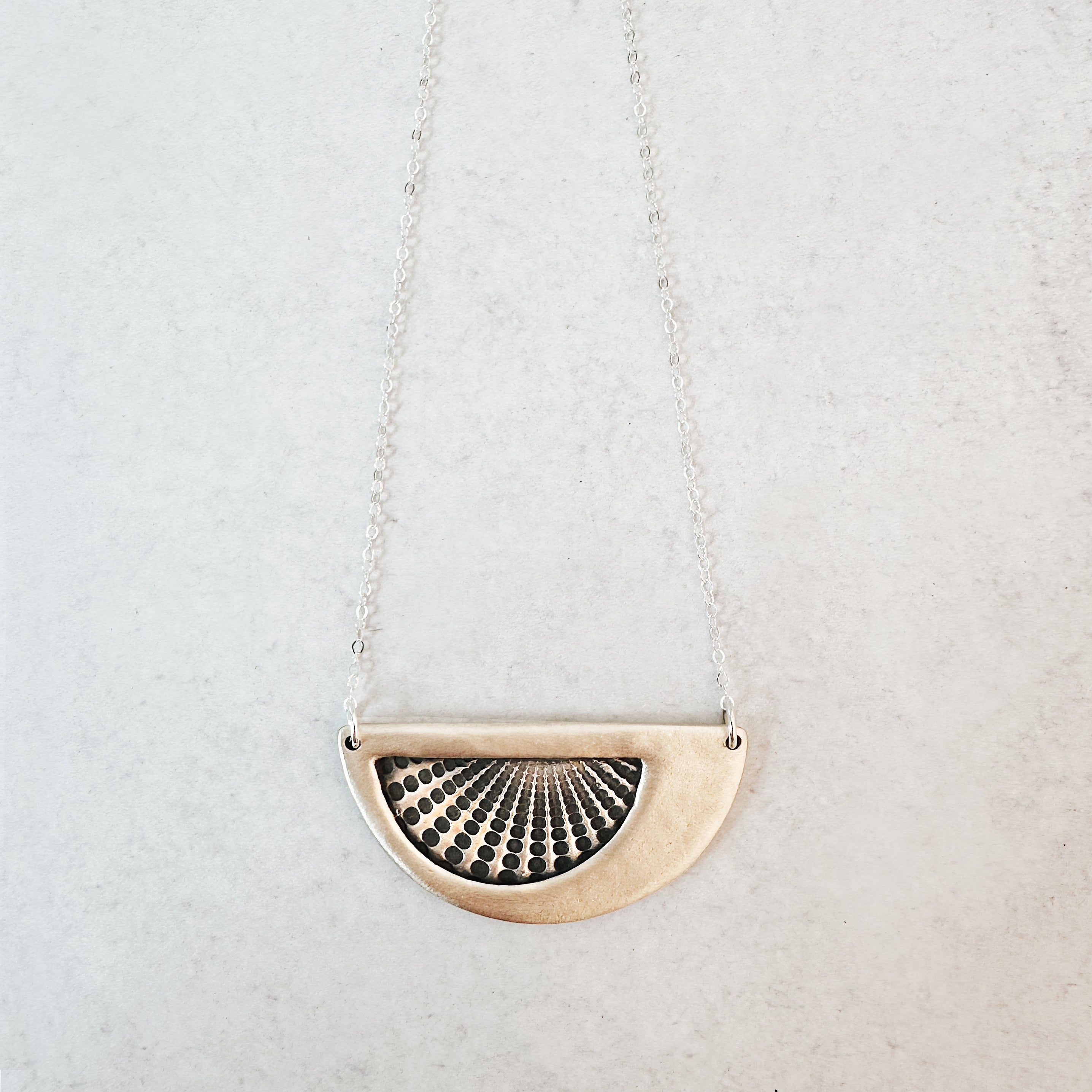 Half Moon Sunbeam Necklace