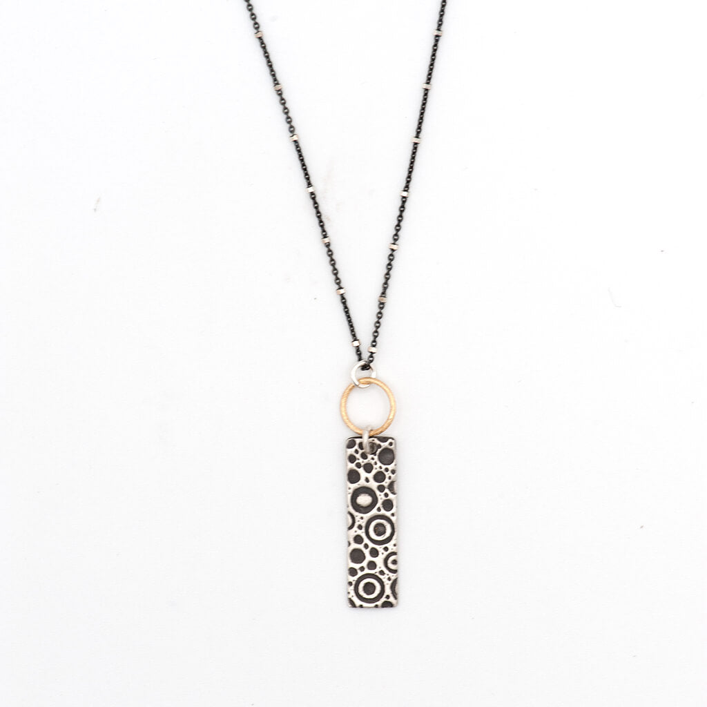 Orbit Modern Necklace, (Handmade, 18")