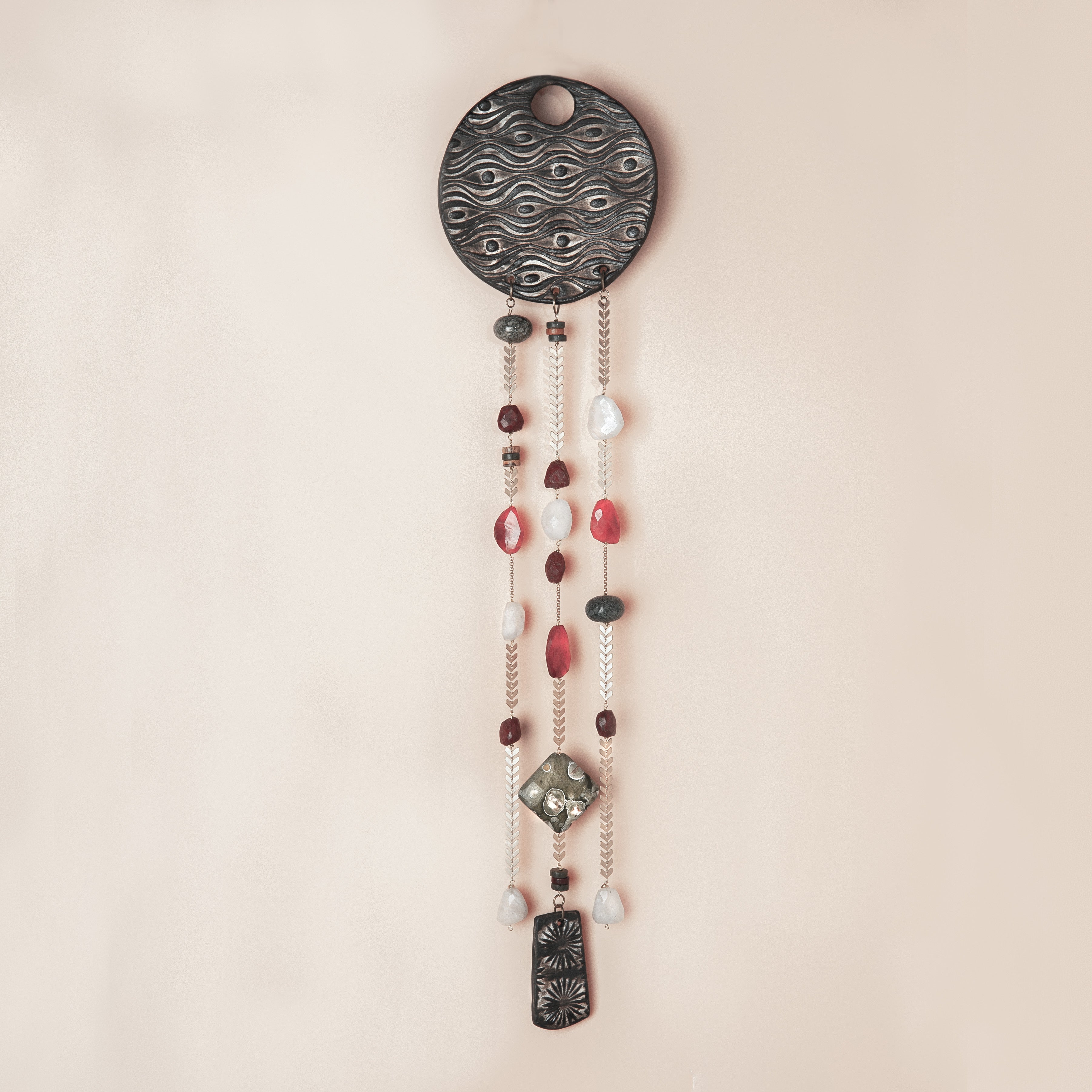 Earth Song Chime Wall Hanging (Handcrafted, 17" L)
