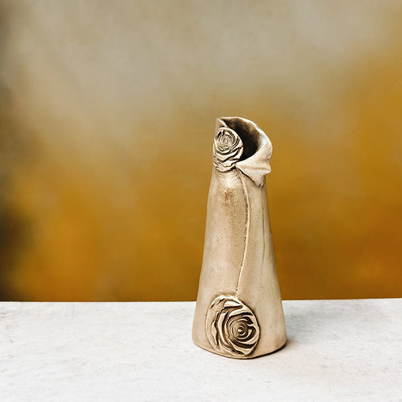 Romance and Roses Bronze Mini Bud Vase - Jester Swink