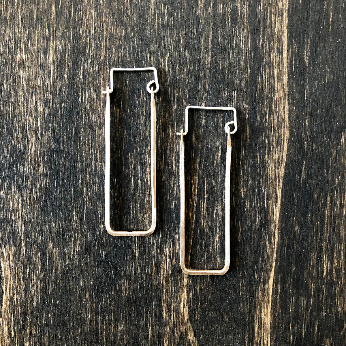 Modern Narrow Hoop Earrings from Jester Swink - Jester Swink