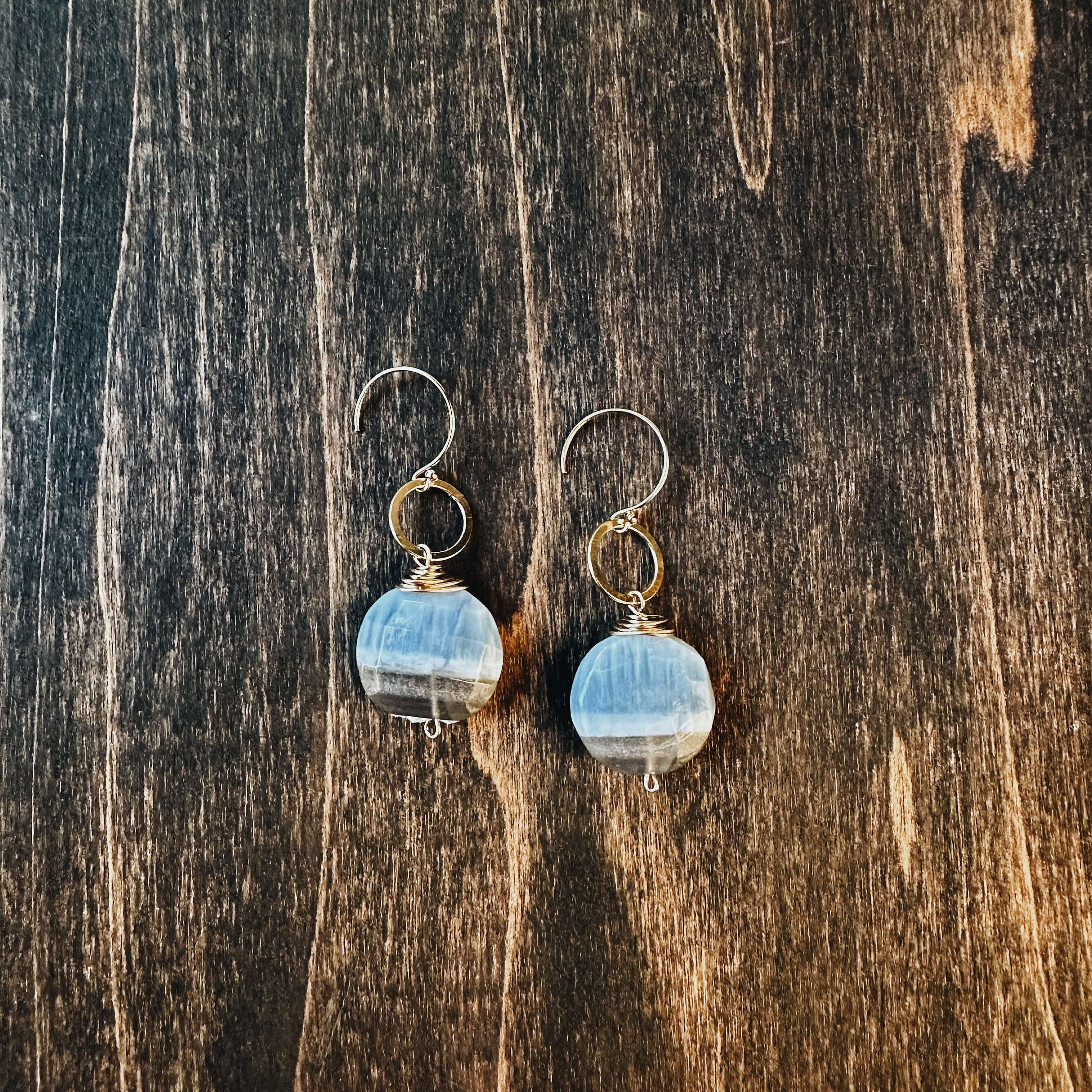 Exquisite Opal and 14K Gold Filled Earrings