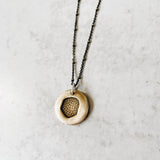 Coin Necklace Impression in Bronze - Jester Swink