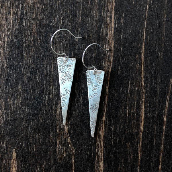 Silver Dangle Earrings - Jester Swink