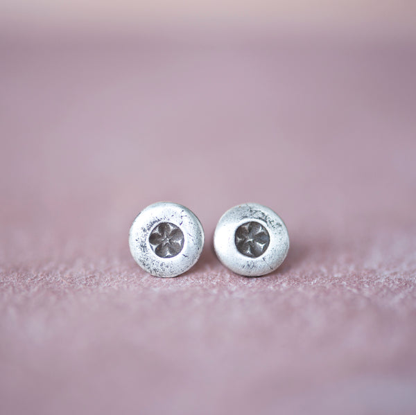 Sterling Star Stud Earrings, 5mm Stud Earrings - Jester Swink
