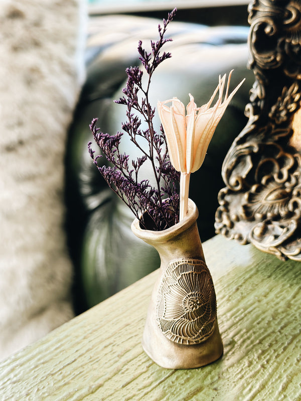 Drooping Poppy Bronze Mini Bud Vase - Jester Swink