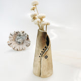 Modern Bronze Glimmer Mini Bud Vase from Jester Swink - Jester Swink