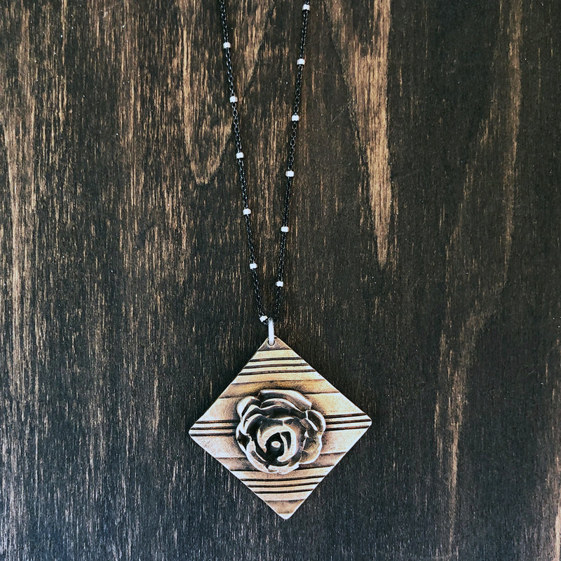 Stripes and Roses Necklace - Jester Swink
