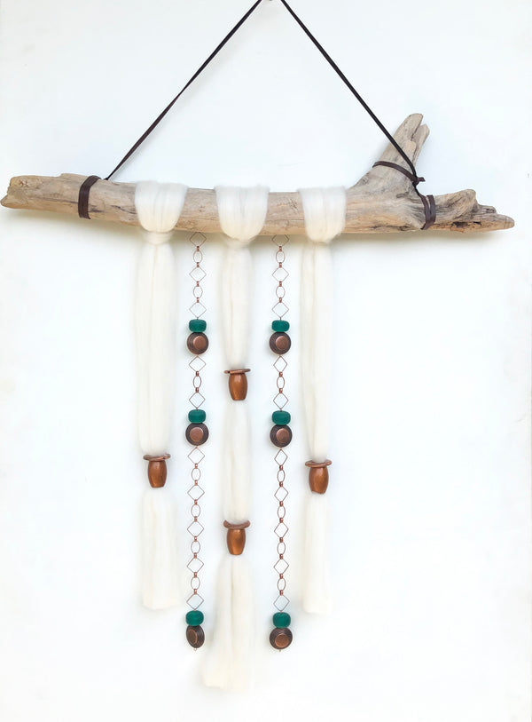 Turquoise Copper Clouds Wall Hanging - Jester Swink